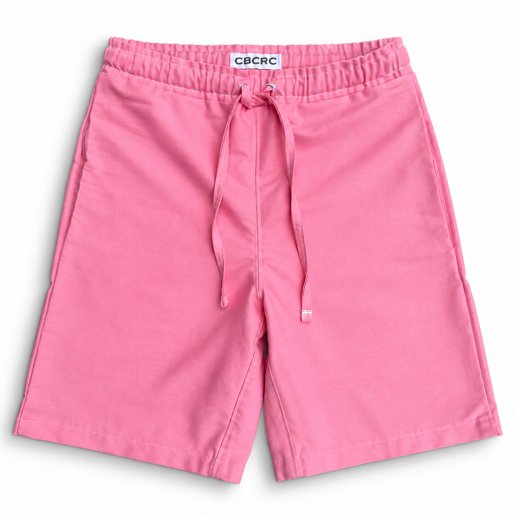 Pink Denim Shorts