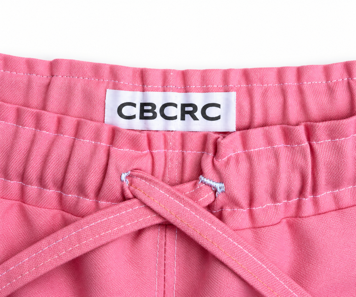 Pink Denim Shorts