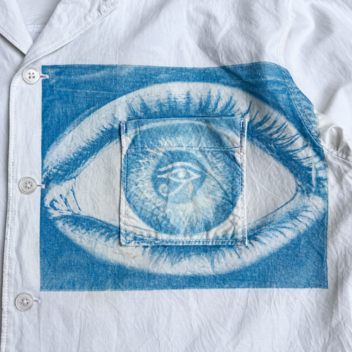 Cyanotype Eye of Horus Shirt