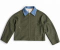 Reversible Wool/Baroque Zip-Up Jacket