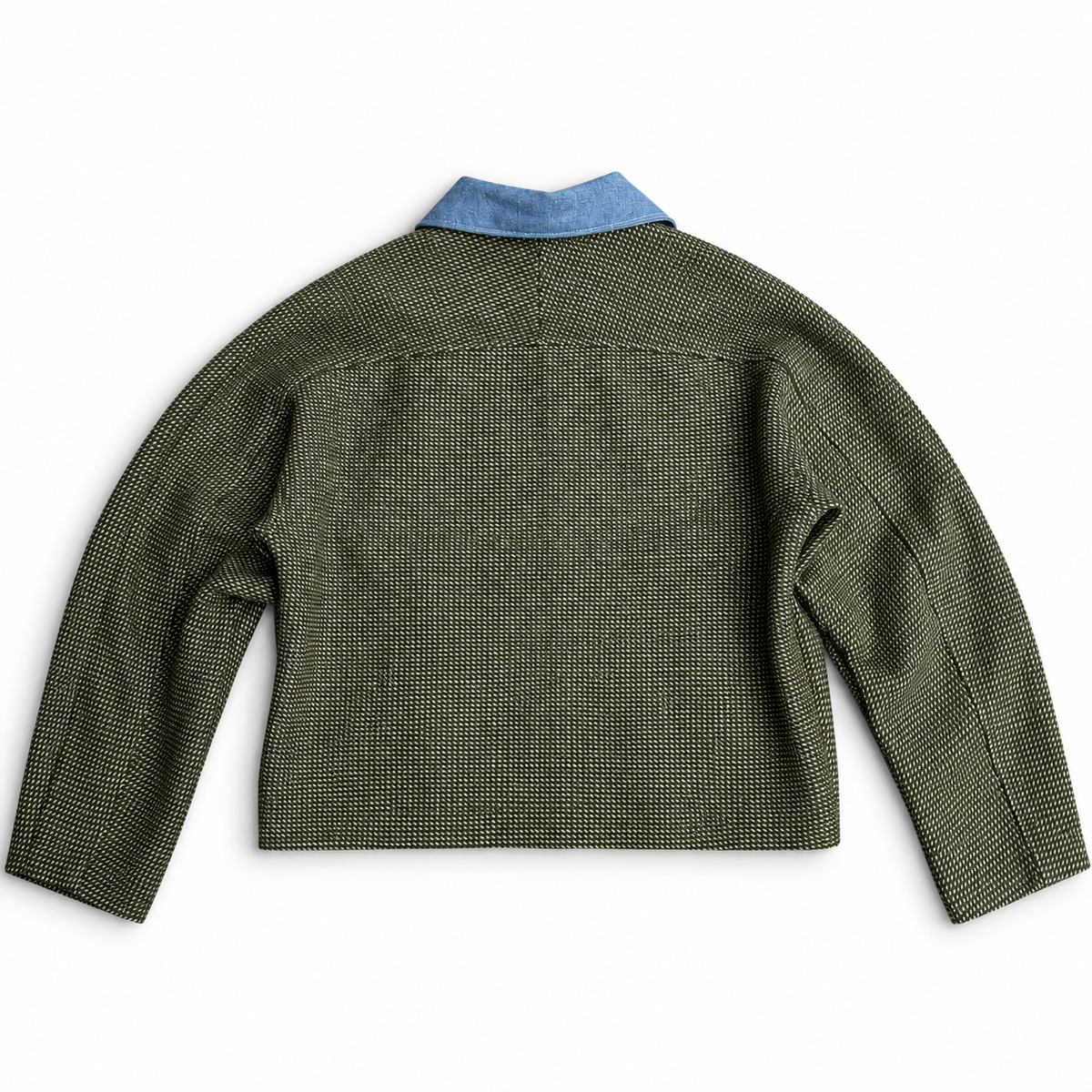 Reversible Wool/Baroque Zip-Up Jacket